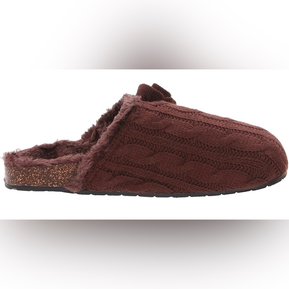 NIB [Madden Girl] Biilee Clog Sweater Slip-On Indoor/Outdoor Brown Women’s 6.5 - Picture 3 of 9
